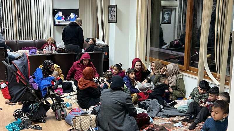 Racecourses in Turkey are providing shelter for those affected by the devastating earthquake (Image: @_TJK_/Twitter)
