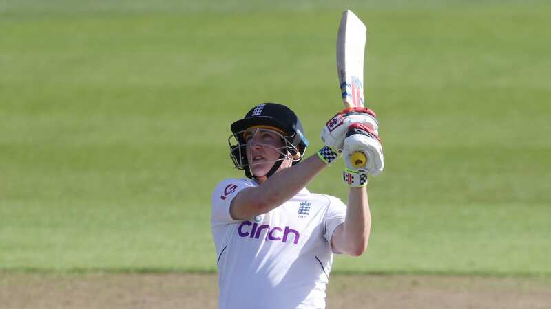 Harry Brook smashed five sixes in an over as he scored 97 in a warm-up game for England (Image: Michael Bradley/Getty Images)