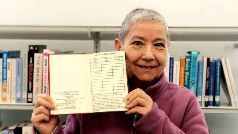 Lesley kept the library book in perfect condition for 56 years (Image: North Tyneside Council / SWNS)