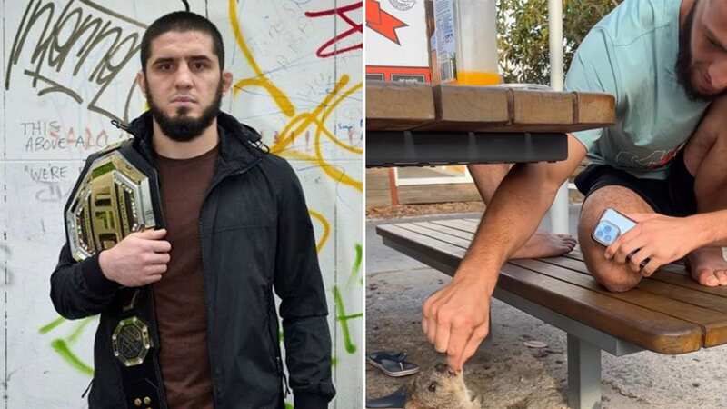 Islam Makhachev deletes post showing UFC star breaking law by feeding animals