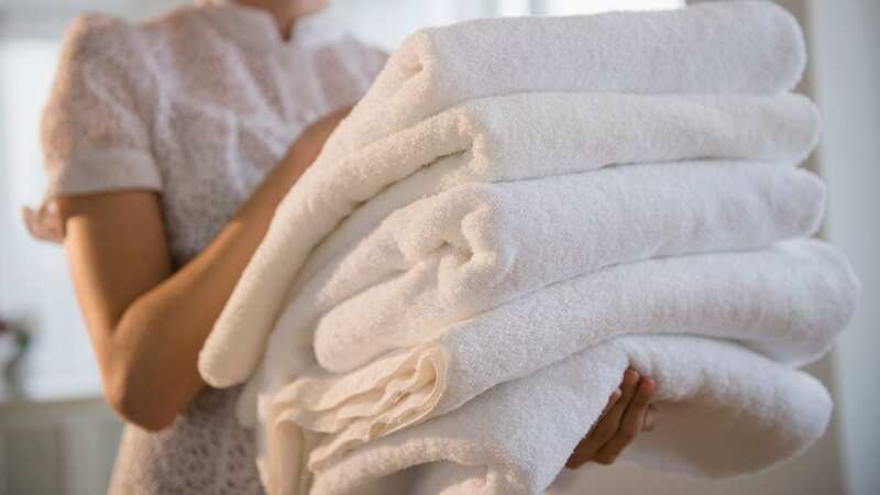 The expert shares how to keep your towels soft and fluffy (stock photo) (Image: Getty Images)