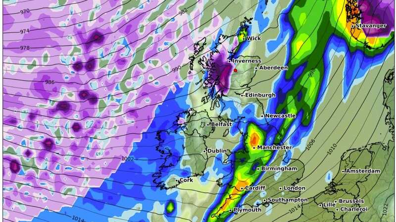 UK snow maps show new Beast from the East on way with 1,000km blizzard to hit