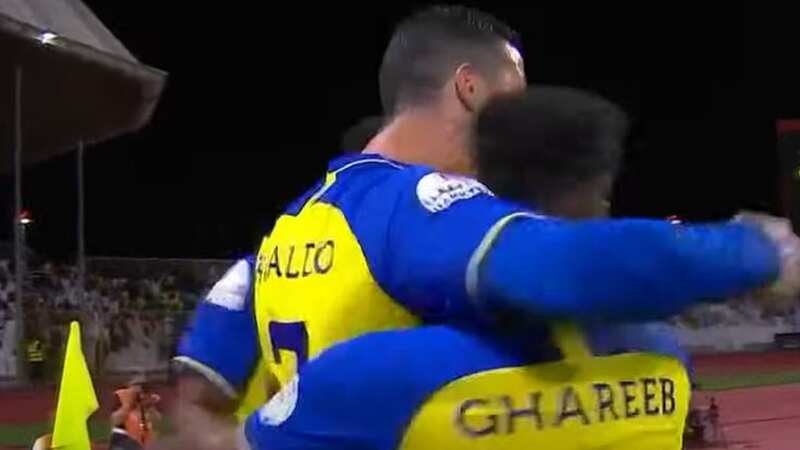 The team spirit at Al-Nassr was evident after Cristiano Ronaldo scored (Image: Sky Sports)