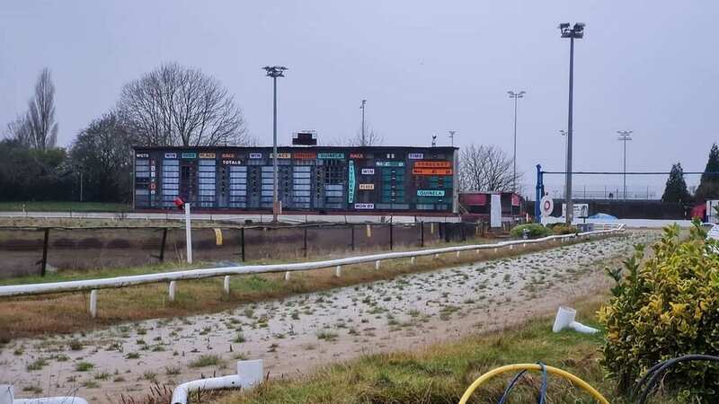 When it closed in 2020, Belle Vue Stadium stood abandoned, with its track lanes and stands overgrown with weeds (Image: Exploring with Jake)