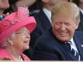 Queen's hilarious joke about Donald Trump after awkward moment at Palace qhidqxiqrdidrinv