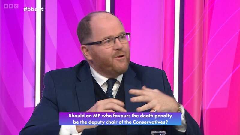 Tories blasted by Question Time audience member after death penalty controversy