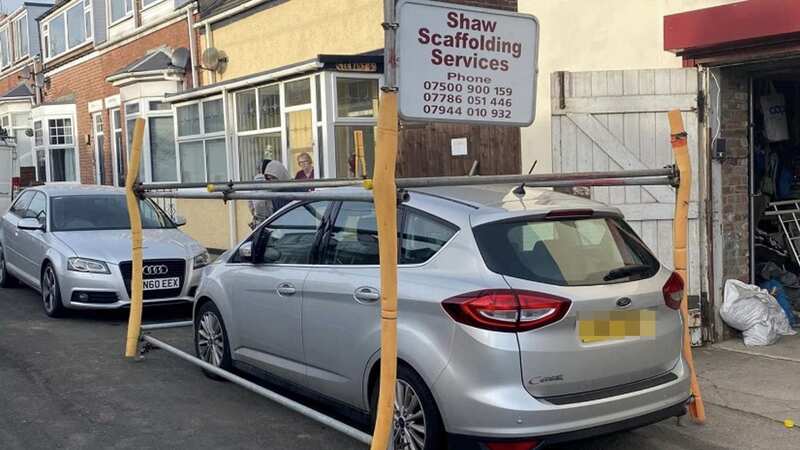 Colin Shaw blocked a car in parked (Image: North News & Pictures Ltd northnews.co.uk)