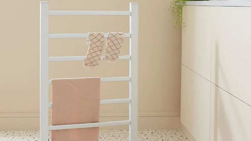 The Heated Ladder Airer is getting snapped up fast (Image: Dunelm)