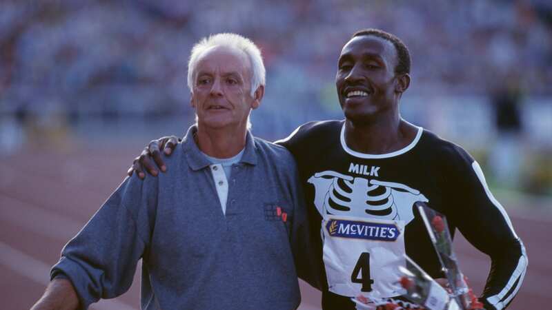 Linford Christie is mourning the death of his iconic coach Ron Roddan (Image: Getty Images)
