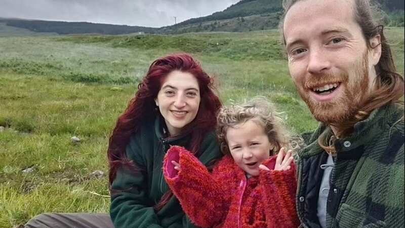 Finn, Lucy and their five year old daughter (Image: Search for Finn Creaney/ Facebook)