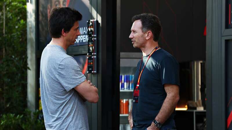 Mercedes chief Toto Wolff and Red Bull team principal Christian Horner (Image: Getty Images)