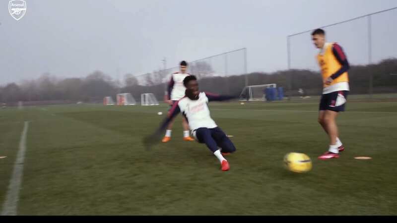 5 things spotted from Arsenal training including Saka warning and Arteta test