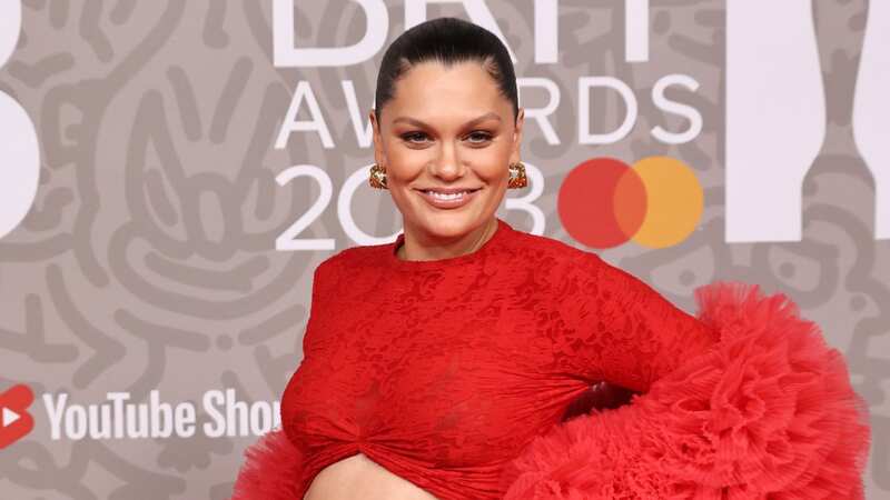 Pregnant Jessie J shows off bare baby bump as she returns BRIT Awards after snub