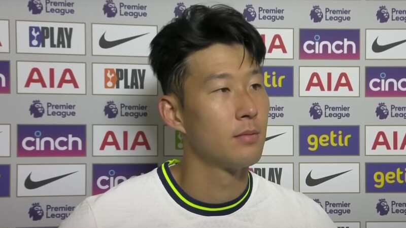 Son Heung-min pulled no punches after Tottenham were thrashed by Leicester (Image: Sky Sports)