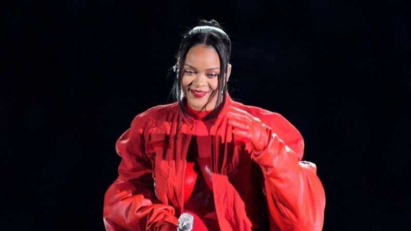 Rihanna pregnant with second child as she showcases bump in Super Bowl show