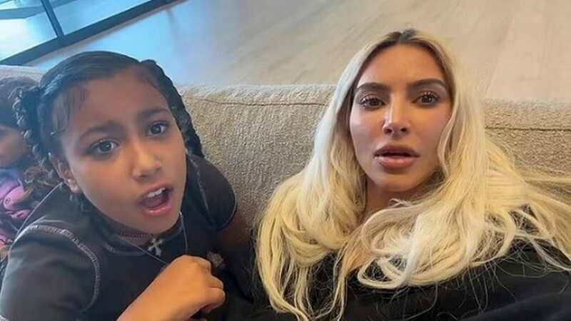 North West seen bossing mum Kim Kardashian around in hilarious TikTok clip