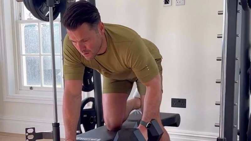 Mark Wright shows off extensive home gym in £3.5m mansion as he works up a sweat