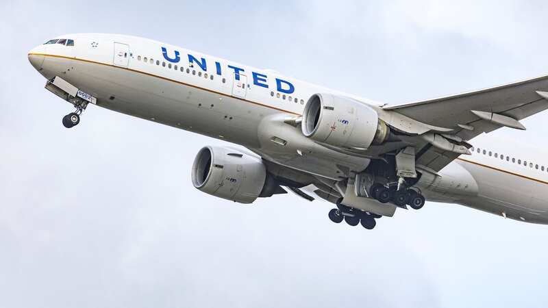 A United Airlines plane had a lucky escape after plunging 9,000ft per minute (Image: NurPhoto via Getty Images)