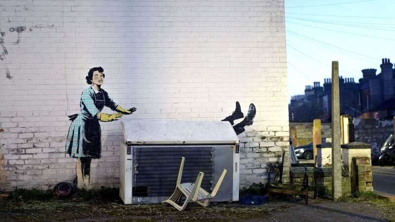 The new piece of art by Banksy appeared in Kent earlier this week (Image: PA)