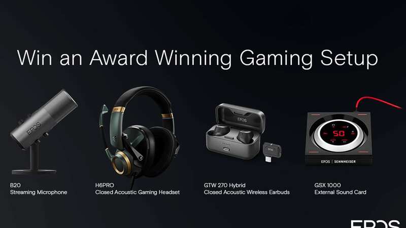 Win an EPOS gaming pack including a wired H6PRO headset and B20 streaming mic