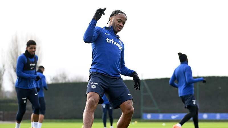 Raheem Sterling is an injury doubt for Chelsea (Image: Darren Walsh/Chelsea FC via Getty Images)