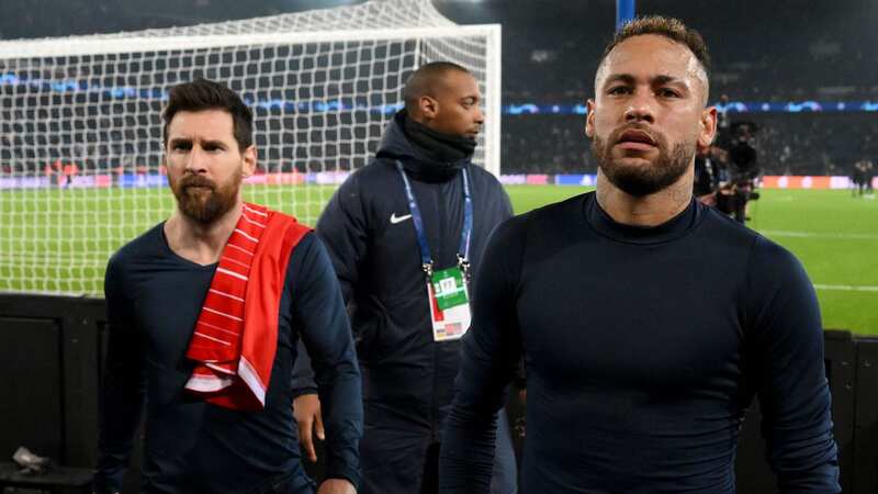 Lionel Messi and Neymar made the effort to approach unhappy PSG fans after their Champions League defeat (Image: FRANCK FIFE/AFP via Getty Images)