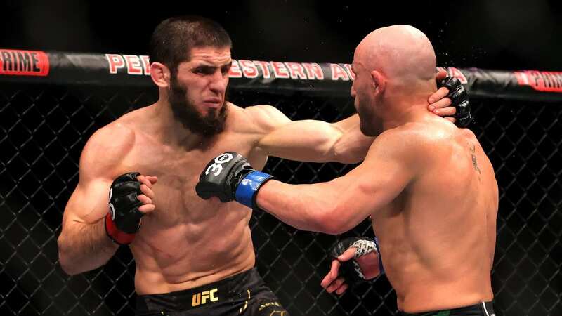 Islam Makhachev met Alexander Volkanovski in the Perth as the big favourite (Image: Zuffa LLC via Getty Images)