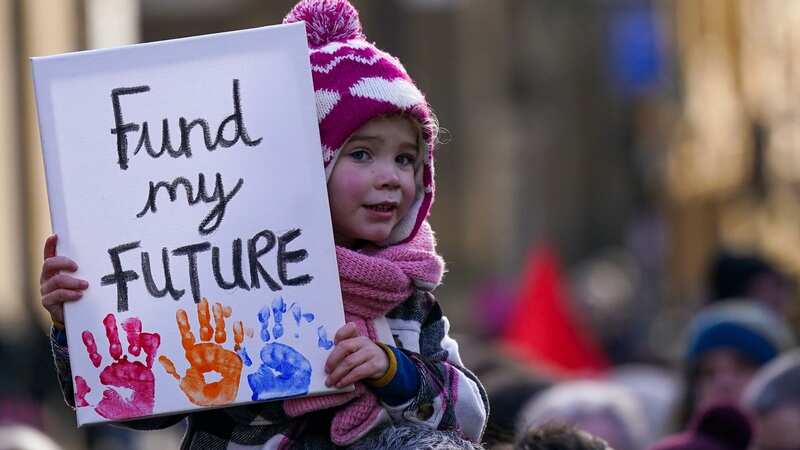 Teachers held a national walkout on February 1 (Image: Getty Images)