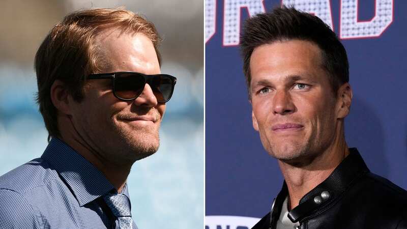 Greg Olsen (R) and Kevin Burkhardt called their first Super Bowl for FOX Sports on Sunday (Image: Michael Ainsworth/AP/REX/Shutterstock)
