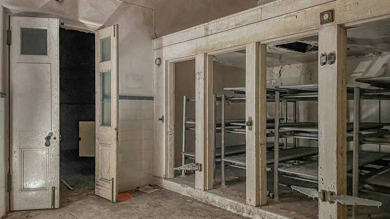 The morgue with body trays on display (Image: mediadrumimages/@chloeurbex)
