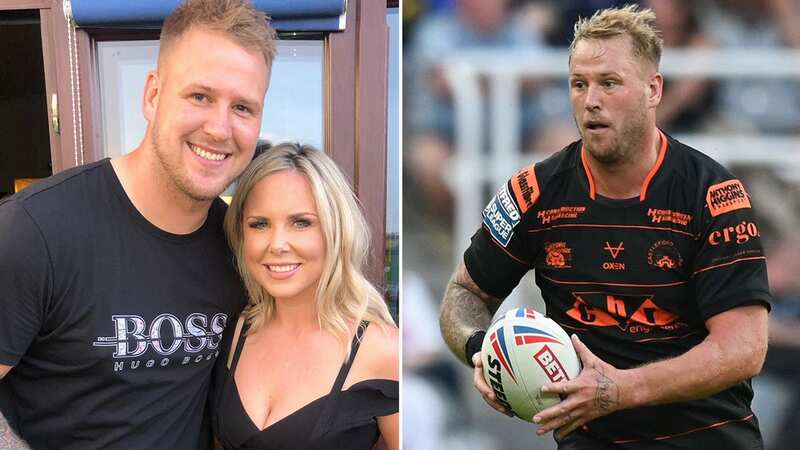 Joe Westerman and his wife Lauren who has split with the rugby league star (Image: Twitter/@laurenboyd1989)