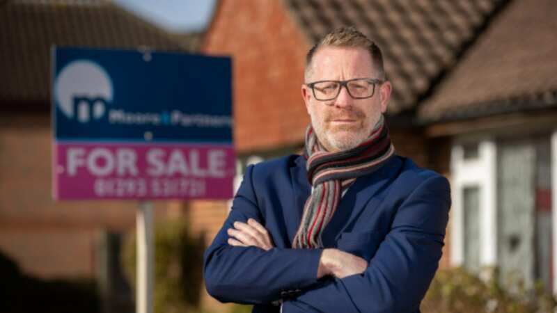 Angry: Estate agent Darren Moore