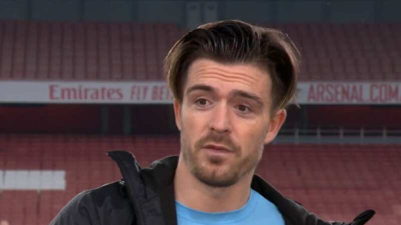 Jack Grealish explained his thought process for the goal (Image: Amazon Prime)