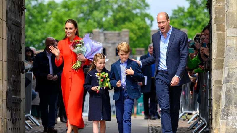 Kate treats George and Charlotte to TV show visit - but Louis stays at home