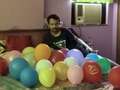 Man in love with balloons shares bed with them and can't live without his lovers eiqrqiehiqdqinv