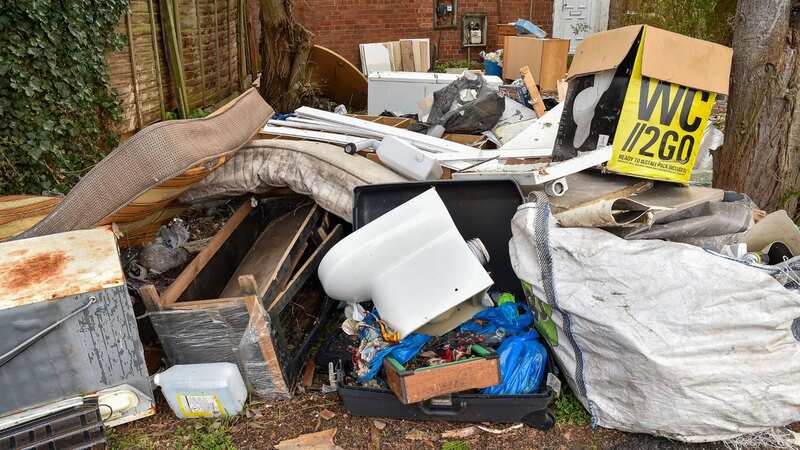 People who dump rubbish will be fined under Labour (Image: SWNS)