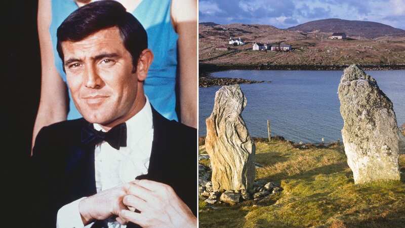 Count Robin de la Lanne-Mirrlees is believed to have been the inspiration for James Bond. George Lazenby pictured
