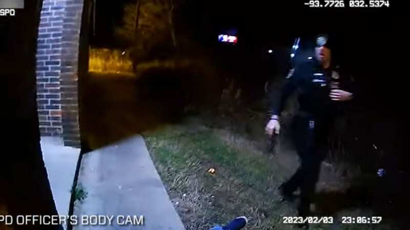 An image of Police Officer Alexander Tyler after shooting Alonzo Bagley (Image: Uncredited/AP/REX/Shutterstock)