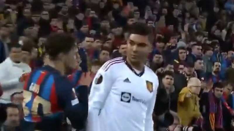 Casemiro shows his feelings on Barcelona fans as Man Utd fans go berserk
