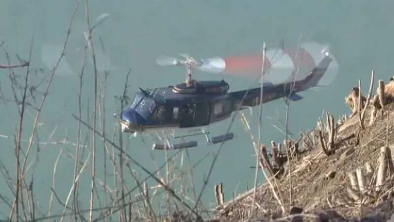 A 5-year-old boy had to be rescued after his mum jumped 90ft into Niagara George (Image: WGRZ)