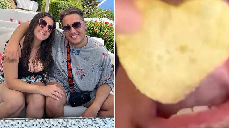 Cory was recording a video when he unknowingly ate the famed crisp