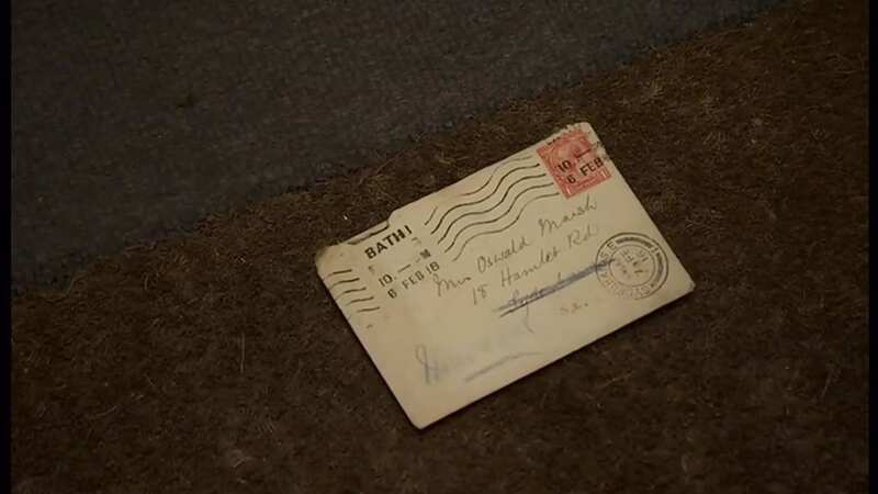 A letter posted in 1916 has finally been delivered - over 100 years too late (Image: BBC)