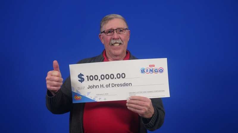 John Harris has won the Instant Bingo prize after playing the lottery since the 1980s (Image: Jam Press)