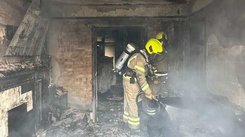 A family have now been made homeless after a electrical heater fire (Image: Essex Live WS)