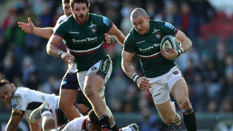 Brown on charge during his Welford Road masterclass (Image: Getty Images)
