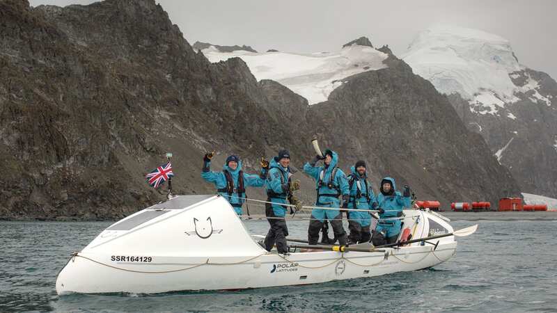 Jamie Douglas-Hamilton with his crew during the Harry McNish row (Image: PA)