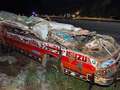 Bus falls off motorway killing 14 and injuring 63 with fears death toll may rise