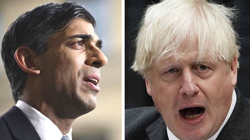 Prime Minister Rishi Sunak and former PM Boris Johnson. (Image: Ben Stansall/AP/REX/Shutters?tock/PA Wire)