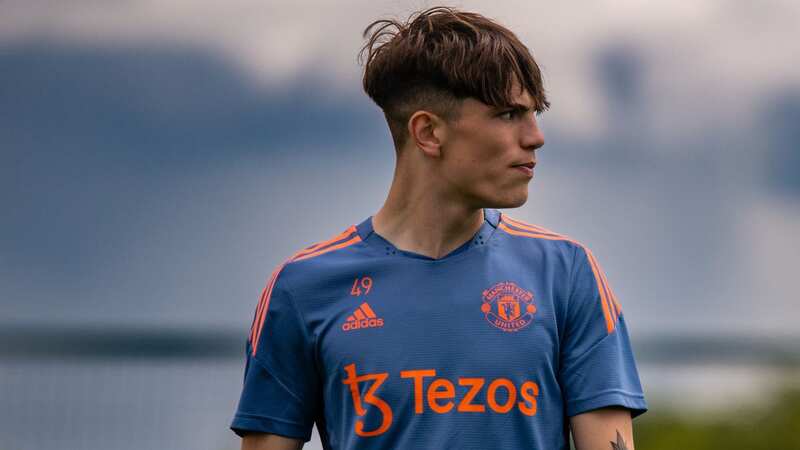 Alejandro Garnacho is ready to extend his contract at Manchester United (Image: Manchester United via Getty Images)