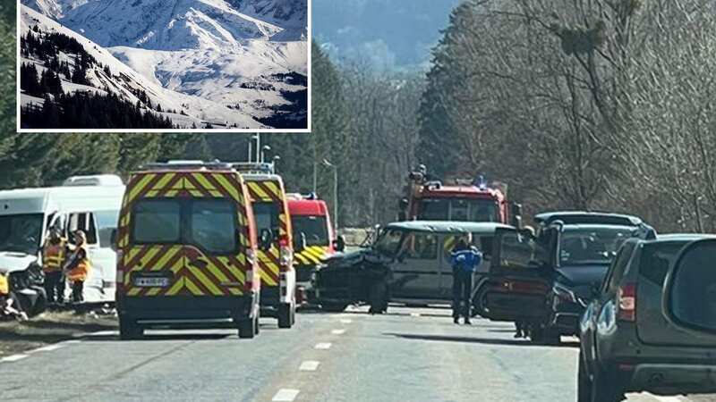 Sixteen people were injured in the horror crash in the French Alps (Image: Ugine Actus)